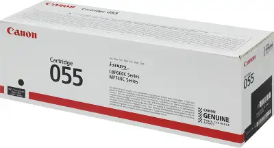 Картридж лазерный Canon 055BK 3016C002 черный бар.в компл. (2300стр.) для Canon LBP663Cdw/LBP664Cx/MF746Cx/MF742Cdw/MF744Cdw