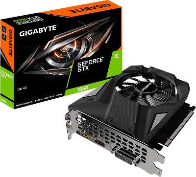 Видеокарта GIGABYTE NVIDIA nVidia GeForce GTX 1650 D6 4G 4Gb DDR6 PCI-E DVI, HDMI, DP