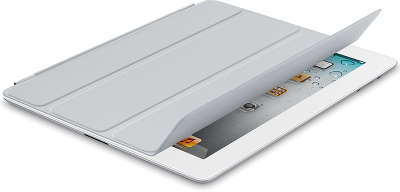 Полиуретановый чехол Apple Smart Cover для iPad 2/3/4, Light Gray [MD307]