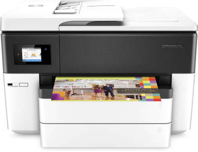 Принтер/копир/сканер HP OfficeJet Pro 7740 WF AiO (G5J38A), WiFi белый/черный