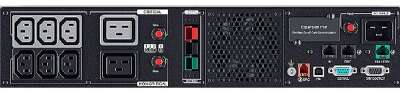 ИБП CyberPower PR2200ERTXL2UA {Line-Interactive, 2200VA/2200W USB/RS-232/EPO/Dry contact/SNMPslot (6 C13, 2 C19) 8х6Ач NEW}
