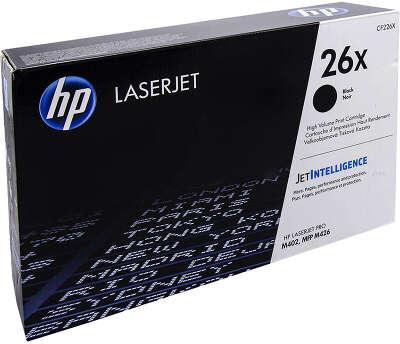 HP 26X Black Original LaserJet Toner Cartridge (CF226X)