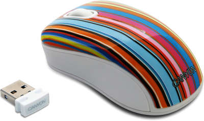 Мышь беспроводная CANYON CNL-MSOW07 Stripes Multicolor