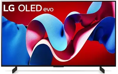 Телевизор OLED LG 42" OLED42C4RLA.ARUG коричневый 4K Ultra HD 120Hz DVB-T DVB-T2 DVB-C DVB-S2 USB WiFi Smart TV