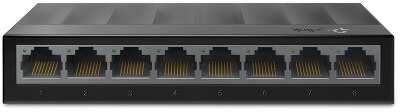 Коммутатор TP-LINK LS1008G 8-портовый гигабитный неуправляемый коммутатор, 8 портов RJ45 10/100/1000 Мбит/с, пластиковый корпус, настольный/монтируемый на стену, plug and play, энергосберегающая технология (085476)