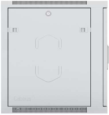 Cabeus SH-05F-6U60/45 Шкаф телекоммуникационный настенный 19" 6U 600x450x368mm (ШхГхВ) дверь стекло