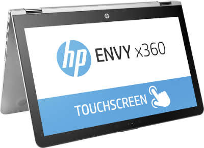 Ноутбук HP 15x360 15-aq003ur Silver 15.6" FHD Touch / i5-6200U/8/1000+128SSD/WF/BT/CAM/W10 (E9K45EA)