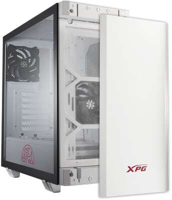 Корпус XPG INVADER WHITE [INVADER-WHCWW] (Midi-Tower, белый, TG, 120mm fan*2)