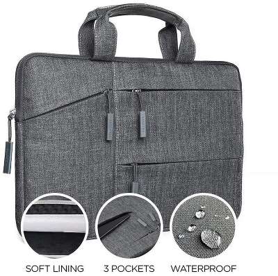 Сумка Satechi Water-Resistant Laptop Carrying Case для ноутбуков до 13"&14''  дюймов. Материал нейлон. Цвет серый.