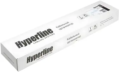 Кабельный органайзер Горизонтальный Hyperline CM-1U-PL односторонний кольца 1U шир.:19