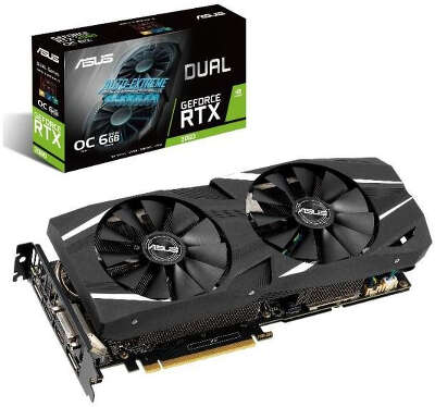 Видеокарта ASUS nVidia GeForce RTX 2060 Dual OC 6Gb GDDR6 PCI-E DVI, 2HDMI, 2DP