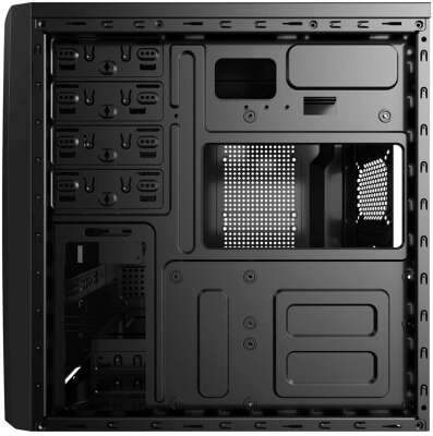 Корпус AeroCool CS-1101, черный, ATX, 500W (4713105956511)