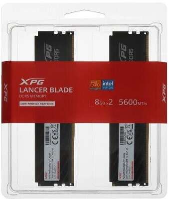 Набор памяти DDR5 DIMM 2*8192Mb DDR5600 ADATA XPG LANCER BLADE (AX5U5600C468G-DTLABBK)