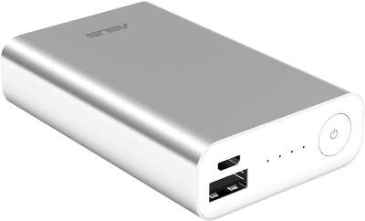 Внешний аккумулятор Asus ZenPower ABTU005 Li-Ion 10050 мАч, серебристый