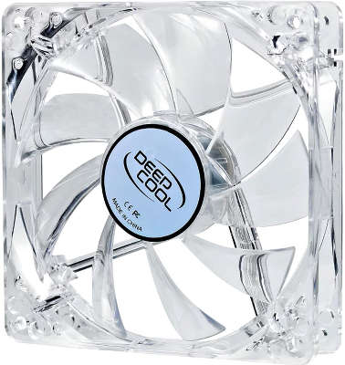 Вентилятор Deepcool XFAN 120L/B 120x120x25mm 3-pin 4-pin (Molex)26dB 118gr LED Ret