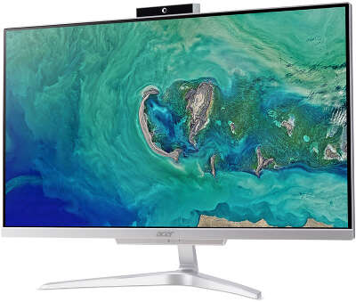 Моноблок Acer Aspire C24-320 23.8" FHD A9 9425/4/256 SSD/R R5/WF/BT/Cam/Kb+Mouse/W10,серебристый