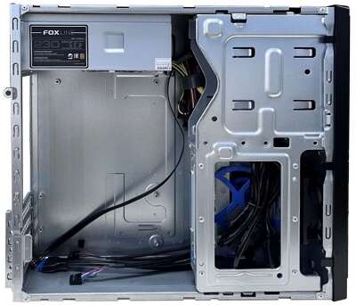 Корпус FoxLine FL-207-TFX230B-85-INF (FL-207-TFX230B-85-INF) |FL-207-TFX230B-85-INF| mATX case, black, w/PSU TFX 230W 85+ Bronze, w/2xUSB2.0+2xUSB3.0, w/pwr cord, w/ 8cm FAN, w/2xHD-Audio to 2in1, Combo Audio, w/INFERIT logo