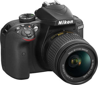 Цифровая фотокамера Nikon D3400 Black Kit (AF-P DX 18-55 мм f/3.5-5.6G VR)