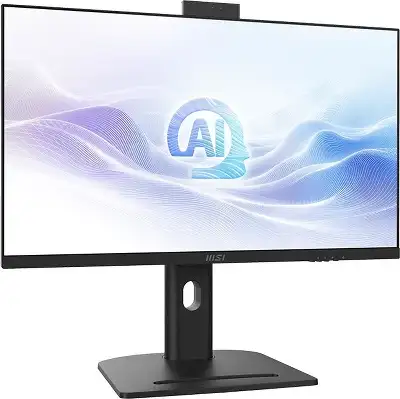 Моноблок MSI Modern AM273QP AI 1UM-004RU 27" WQHD Core Ultra 5 125U (1.3) 16Gb SSD512Gb Graphics CR Windows 11 Pro 2.5Gigabit WiFi BT 120W клавиатура мышь Cam черный 2560x1440