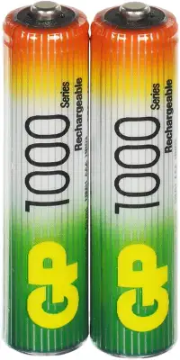 Аккумулятор GP 100AAAHC AAA NiMH 1000mAh (2шт)