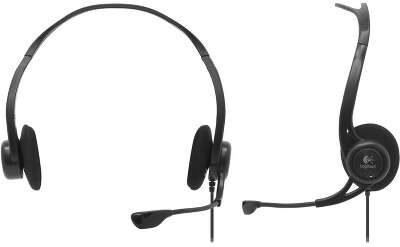 Гарнитура проводная LOGITECH PC Headset 960 USB OEM (USB, кабель 2,4м) (981-000100)