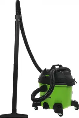 Строительный пылесос Greenworks G120WDV 1300Вт (уборка: сухая/сбор воды) зеленый