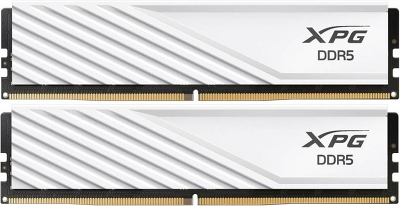 Оперативная память ADATA LANCER BLADE DDR5 DIMM 32GB 6000MHz 2*16GB 30-40-40 1.35V WHITE DUAL TRAY