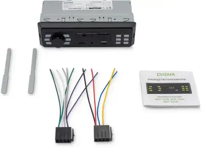 Автомагнитола Digma MCP-225G 1DIN 2x45Вт v5.0 AUX 2