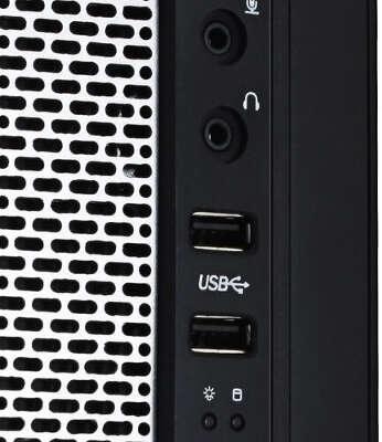 Корпус PowerCool S0002BS, черный, Mini-ITX, 200W (S0002-BS USFF)