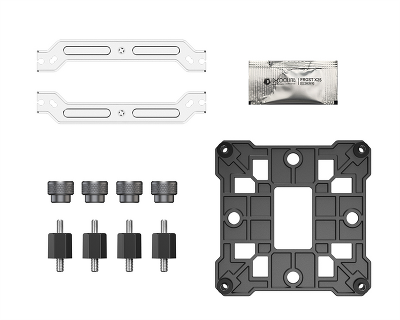 Кулер для процессора ID-COOLING BLITZ X4 LGA1700/1200/115X/AM5/AM4 (16шт/кор, TDP 180W, PWM, 4 тепл.трубки прямого контакта, FAN 120mm, Dynamic Multi-Color LED) RET