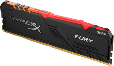 Модуль памяти DDR4 DIMM 8Gb DDRDDR2400 Kingston HyperX Fury RGB (HX424C15FB3A/8)