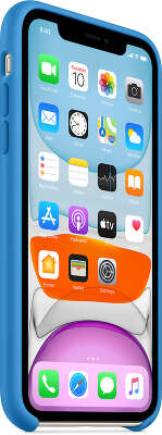 Силиконовый чехол для iPhone 11 Apple Silicone Case, Surf Blue [MXYY2ZM/A]