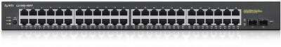 Коммутатор Zyxel GS1900-48HP GS1900-48HP-EU0101F 24G 2SFP 24PoE 170W управляемый