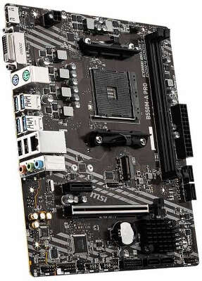 Материнская плата MSI B550M-A PRO Soc-AM4 AMD B550 2xDDR4 mATX AC`97 8ch(7.1) GbLAN RAID+DVI+HDMI