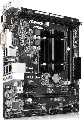 Мат. плата ASRock Q1900M CPU on board