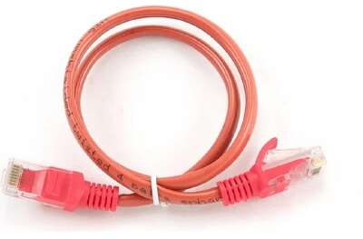 Cablexpert PP12-0.5M/R Патч-корд UTP   кат.5e, 0.5м, литой, многожильный (красный)