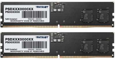 DDR5 2x16Gb 4800MHz Patriot PSD532G4800K Signature RTL PC5-38400 CL40 DIMM ECC 288-pin 1.1В