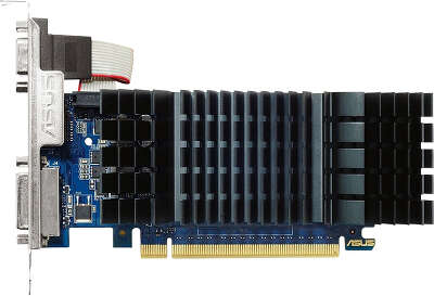 Видеокарта ASUS NVIDIA nVidia GeForce GT 730 GT730-SL-2GD5-BRK-E 2Gb DDR5 PCI-E VGA, DVI, HDMI