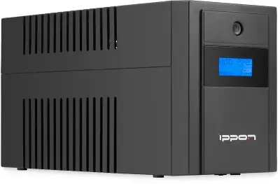 Источник бесперебойного питания Ippon Back Basic 1200 LCD Euro 600Вт 1200ВА черный