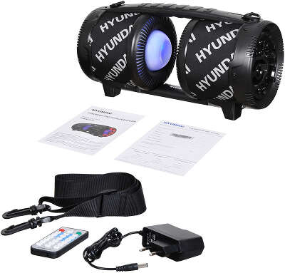 Минисистема Hyundai H-MAC220 черный 45Вт FM USB BT SD/MMC