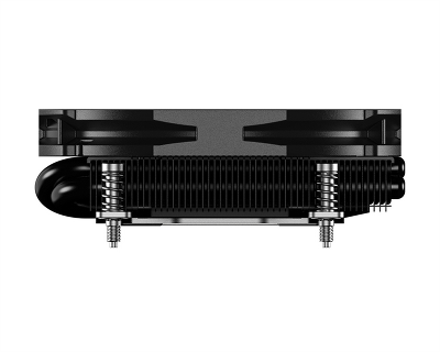 Кулер для процессора ID-COOLING IS-30A BLACK AMD AM5/AM4 низкопрофильный высота 30mm (36шт/кор, TDP 100W, PWM, 4 тепл.трубки прямого контакта, FAN 92mm) BOX