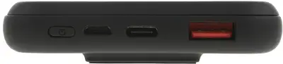 Мобильный аккумулятор Cactus CS-PBFSQT-10000 10000mAh QC/PD 18W 3A USB-A/USB-C беспров.зар. черный