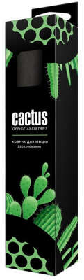 Коврик для мыши Cactus Black Mesh 250x200x3мм (CS-MP-D02S)
