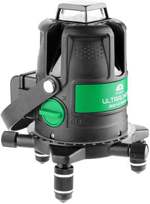 Уровень лазер. Ada Ultraliner 360 4V 2кл.лаз. 520нм цв.луч. зеленый (А00540)