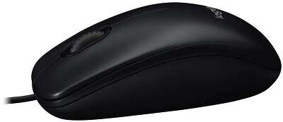 Мышь проводная LOGITECH M90 черный (USB, 1000dpi, 2but) (910-001795)