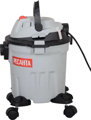 Строительный пылесос Ресанта ПС-1400-15 1400Вт (уборка: сухая/влажная) серый