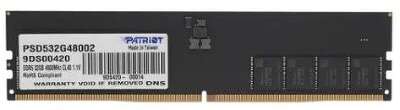 Модуль памяти DIMM 32GB DDR5-4800 PSD532G48002 PATRIOT
