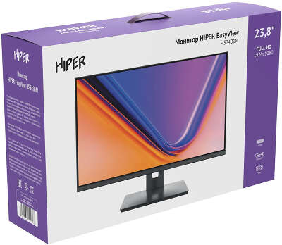 Монитор 24" Hiper EasyView HS2401M IPS FHD D-Sub, HDMI, DP