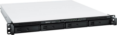 Системы хранения данных Synology 1U/4bay QC 2,2GhzCPU/2Gb(32)/RAID0,1,10,5,6/upto 8HDD (1xRX418)/2xUSB3.2/1eSATA/4GigEth/1xExpslot/iSCSI/2xIPcam/2xRPS/1YW/no rail