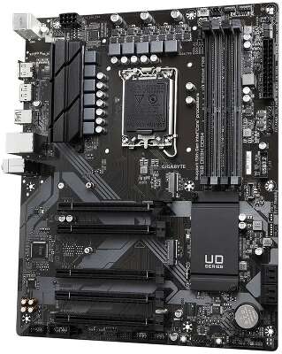 Материнская плата Gigabyte B760 DS3H DDR4, Socket 1700, Intel®B760, 4xDDR4-3200, HDMI+DP, 5xPCI-Ex16, 4xSATA3(RAID 0/1/5/10), 2xM.2, 8Ch Audio, GLan, (4+4)xUSB2.0, (1+2)xUSB3.2, (1+1)xUSB3.2 Type-C™, 1xPS/2, ATX, RTL